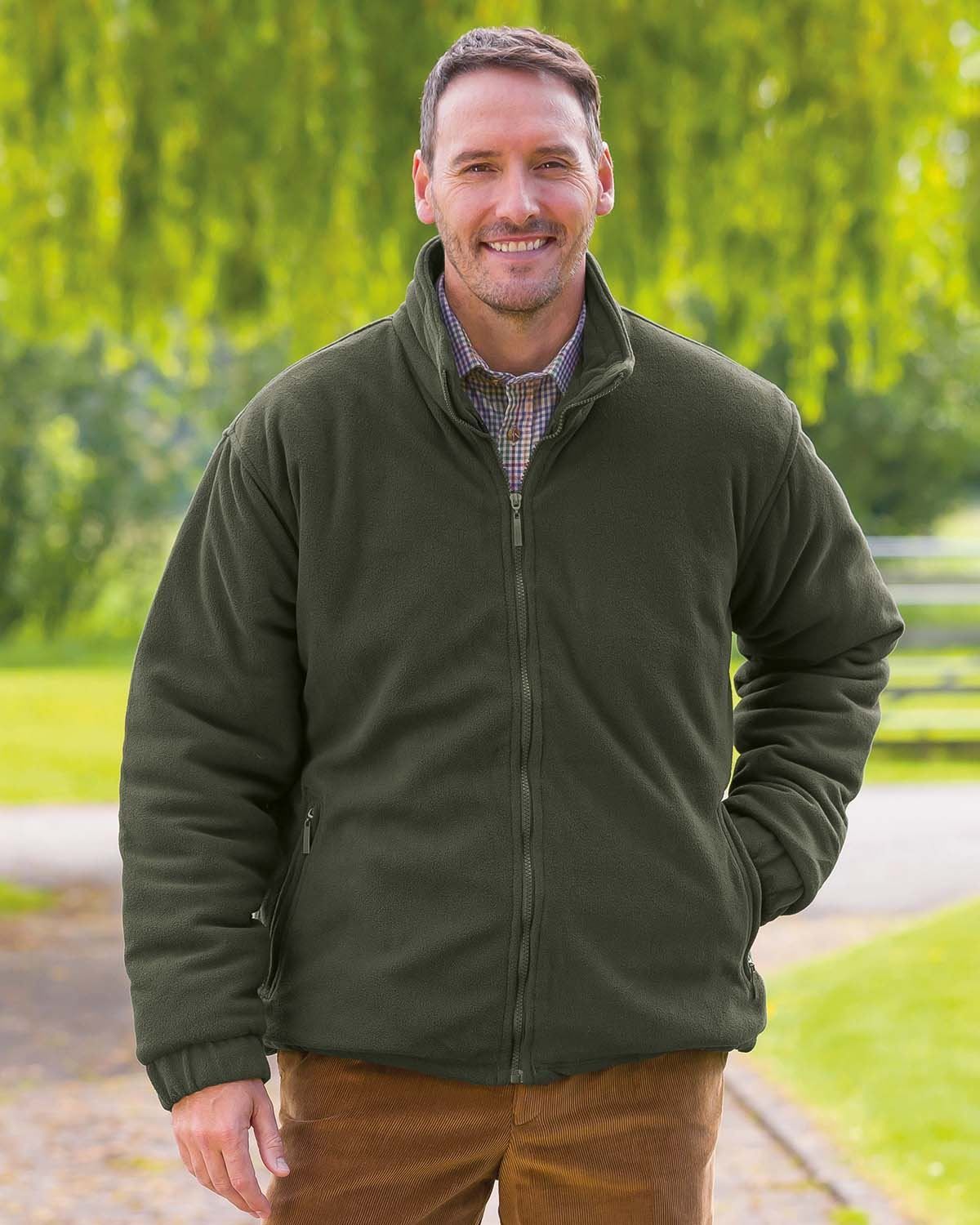 Fleece hotsell jacket man